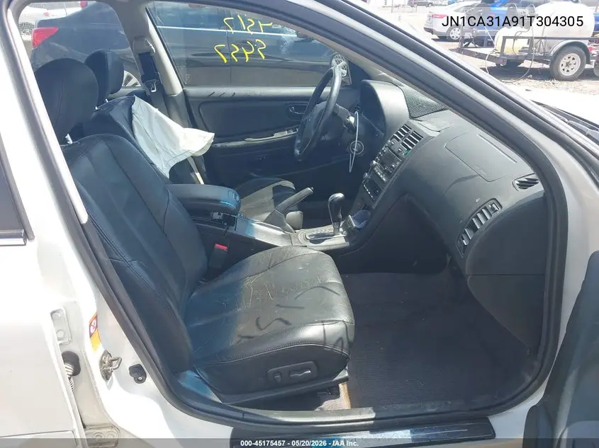 2001 Nissan Maxima Se VIN: JN1CA31A91T304305 Lot: 45175457