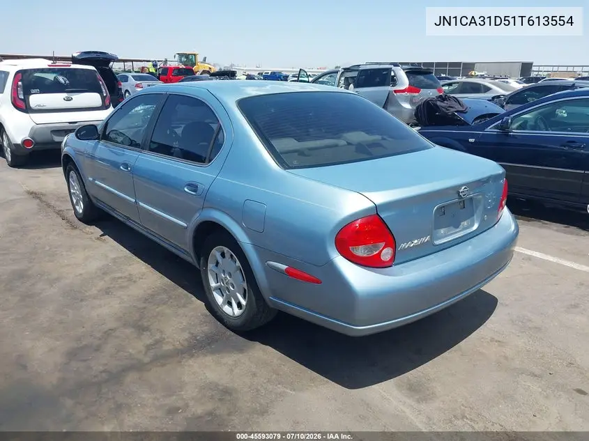 2001 Nissan Maxima Gxe VIN: JN1CA31D51T613554 Lot: 45593079