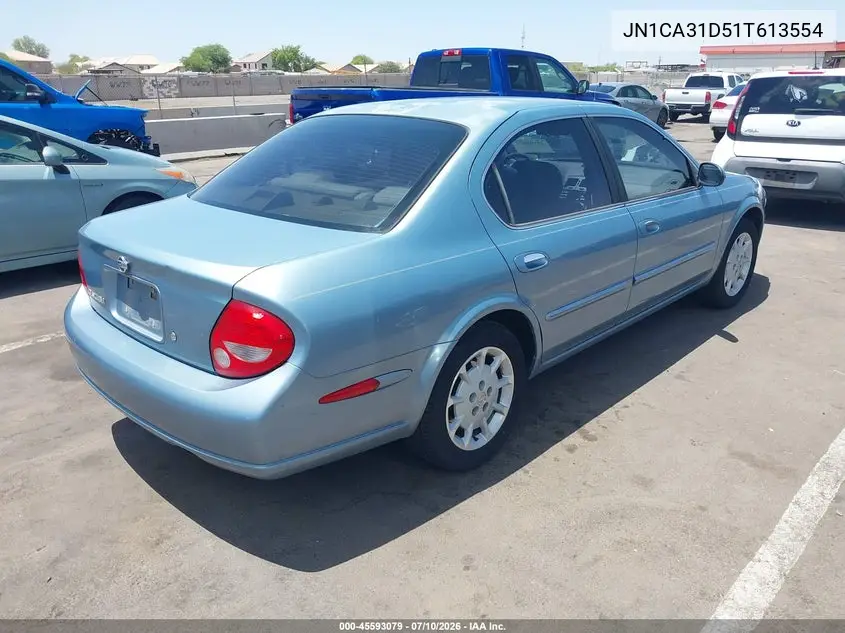 2001 Nissan Maxima Gxe VIN: JN1CA31D51T613554 Lot: 45593079