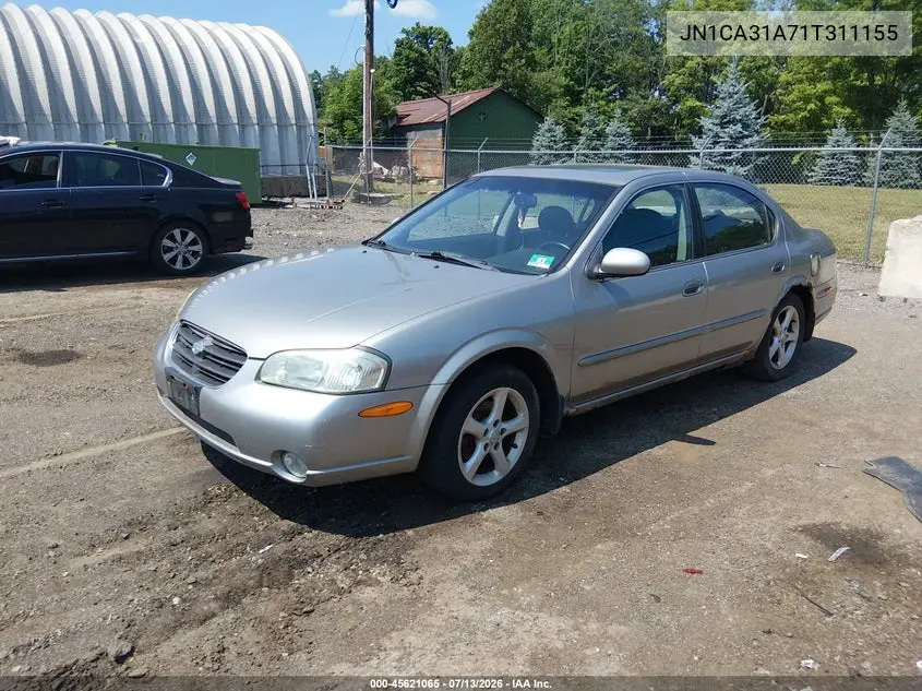 2001 Nissan Maxima Gle VIN: JN1CA31A71T311155 Lot: 45621065