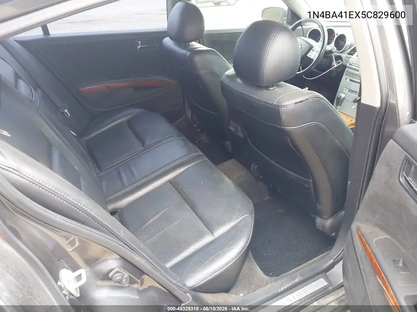 2005 Nissan Maxima 3.5 Sl VIN: 1N4BA41EX5C829600 Lot: 45325318