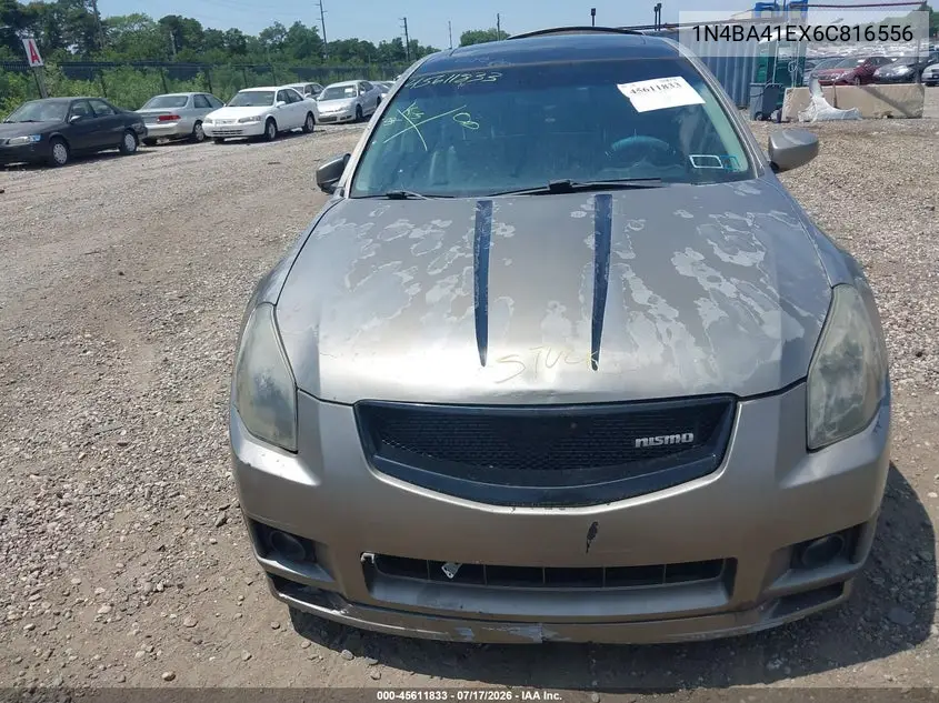 2006 Nissan Maxima 3.5 Se VIN: 1N4BA41EX6C816556 Lot: 45611833