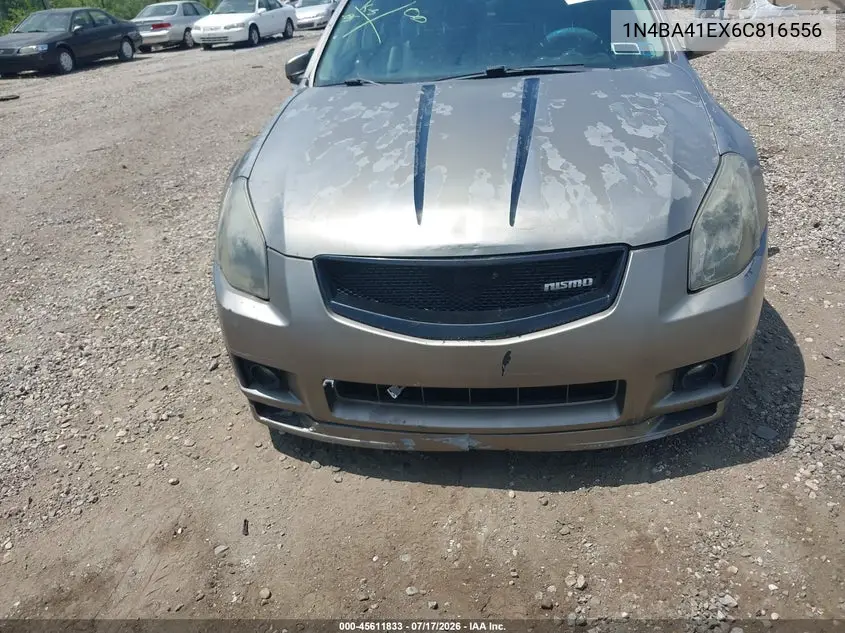2006 Nissan Maxima 3.5 Se VIN: 1N4BA41EX6C816556 Lot: 45611833