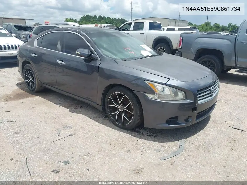 2009 Nissan Maxima 3.5 Sv VIN: 1N4AA51E59C861734 Lot: 45342317