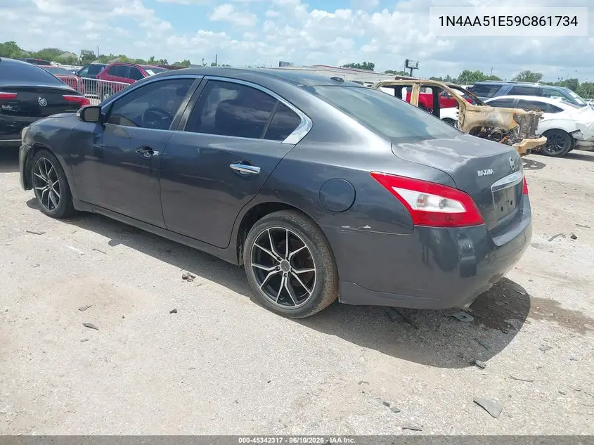 2009 Nissan Maxima 3.5 Sv VIN: 1N4AA51E59C861734 Lot: 45342317
