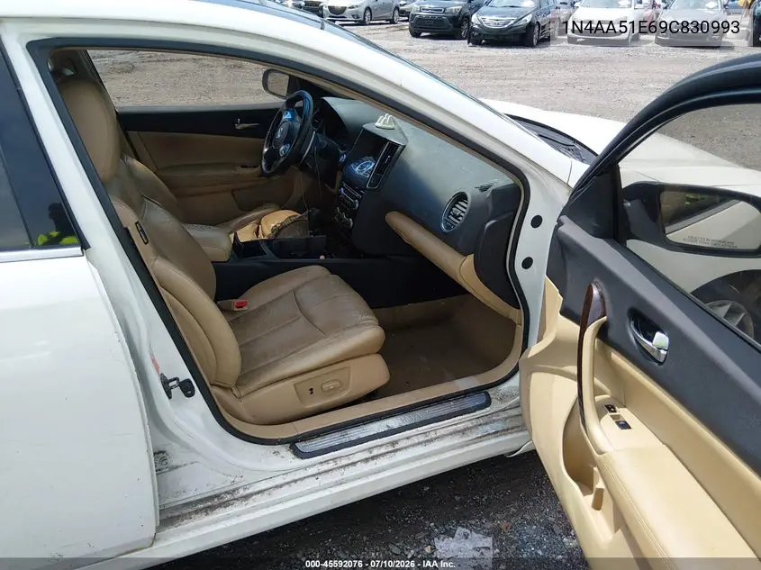 2009 Nissan Maxima 3.5 Sv VIN: 1N4AA51E69C830993 Lot: 45592076