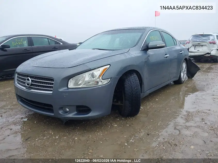 2010 Nissan Maxima S/Sv VIN: 1N4AA5APXAC834423 Lot: 12622040