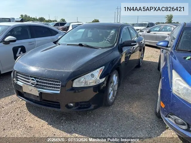 2010 Nissan Maxima 3.5 Sv VIN: 1N4AA5APXAC826421 Lot: 20266976