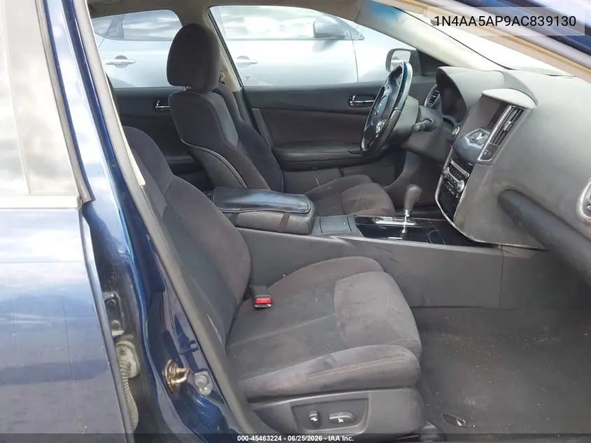 2010 Nissan Maxima 3.5 S VIN: 1N4AA5AP9AC839130 Lot: 45463224