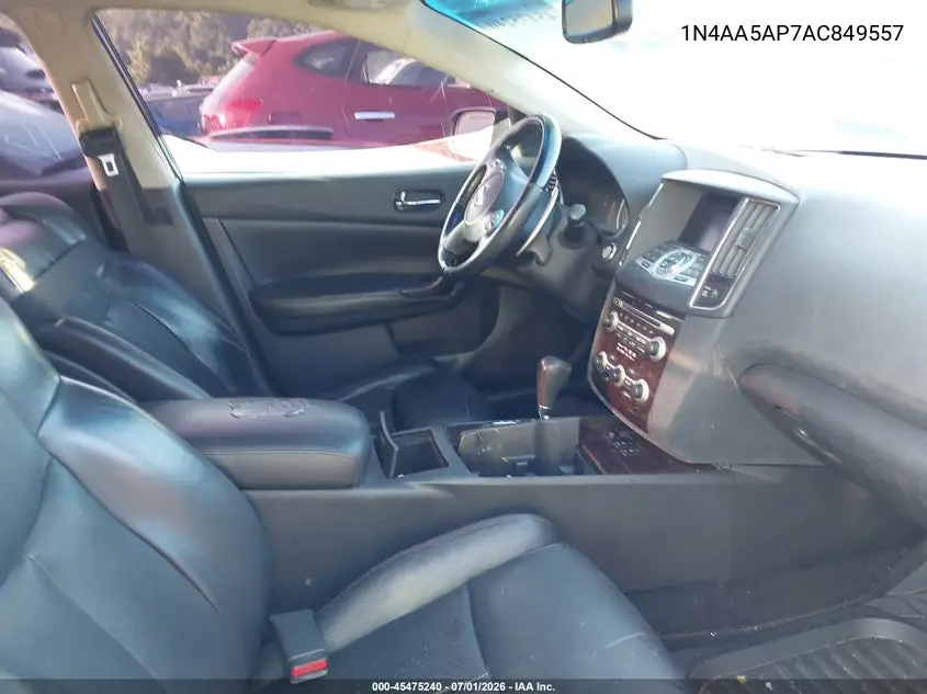 2010 Nissan Maxima 3.5 Sv VIN: 1N4AA5AP7AC849557 Lot: 45475240