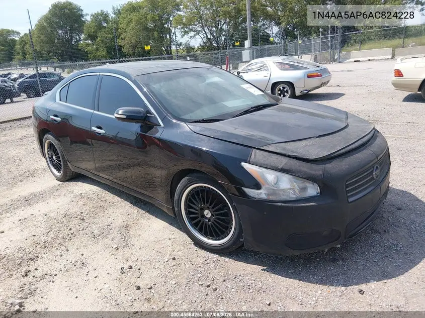 2010 Nissan Maxima 3.5 Sv VIN: 1N4AA5AP6AC824228 Lot: 45564253