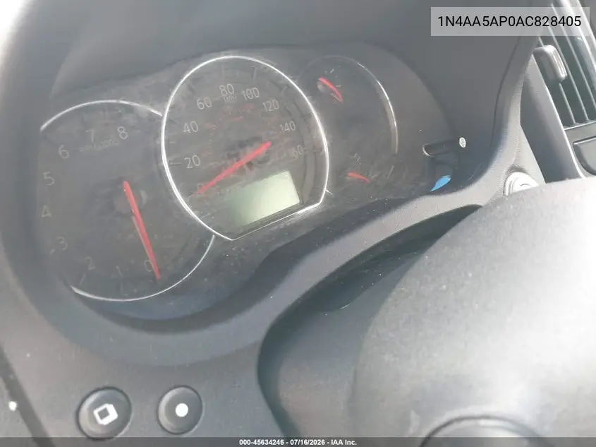 2010 Nissan Maxima 3.5 Sv VIN: 1N4AA5AP0AC828405 Lot: 45634246
