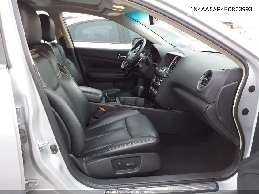 1N4AA5AP4BC803993 2011 Nissan Maxima 3.5 Sv