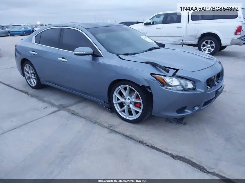 1N4AA5AP7BC854372 2011 Nissan Maxima 3.5 Sv