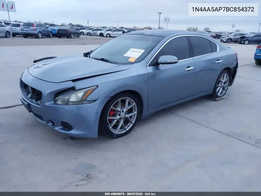 1N4AA5AP7BC854372 2011 Nissan Maxima 3.5 Sv