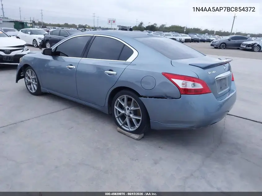 1N4AA5AP7BC854372 2011 Nissan Maxima 3.5 Sv