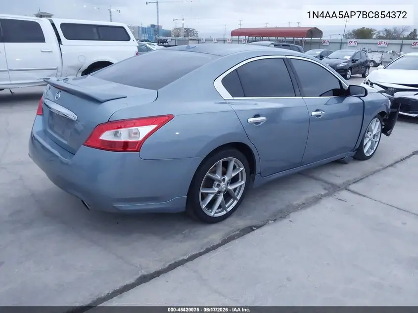 1N4AA5AP7BC854372 2011 Nissan Maxima 3.5 Sv