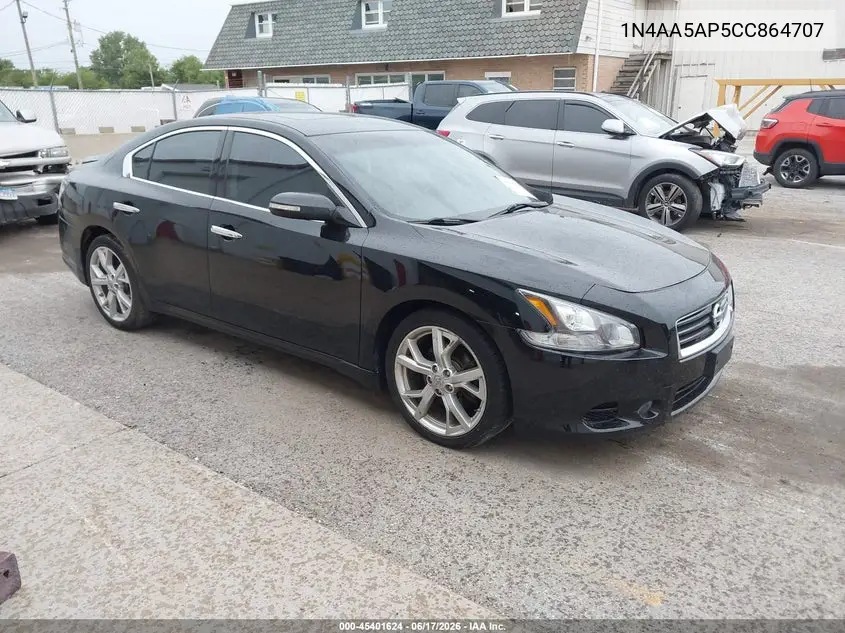 2012 Nissan Maxima 3.5 Sv VIN: 1N4AA5AP5CC864707 Lot: 45401624