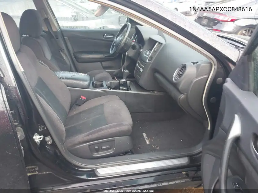 2012 Nissan Maxima 3.5 S VIN: 1N4AA5APXCC848616 Lot: 45424296