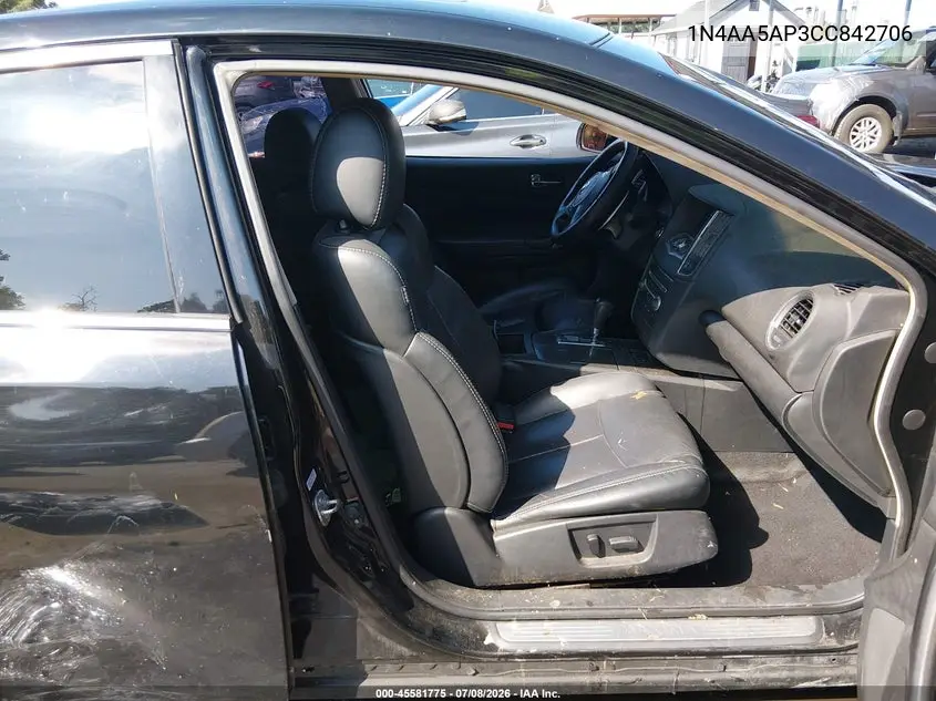 2012 Nissan Maxima 3.5 Sv VIN: 1N4AA5AP3CC842706 Lot: 45581775