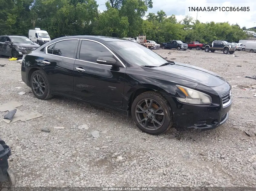2012 Nissan Maxima 3.5 S VIN: 1N4AA5AP1CC866485 Lot: 45618314