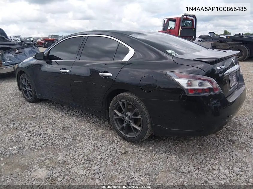 2012 Nissan Maxima 3.5 S VIN: 1N4AA5AP1CC866485 Lot: 45618314
