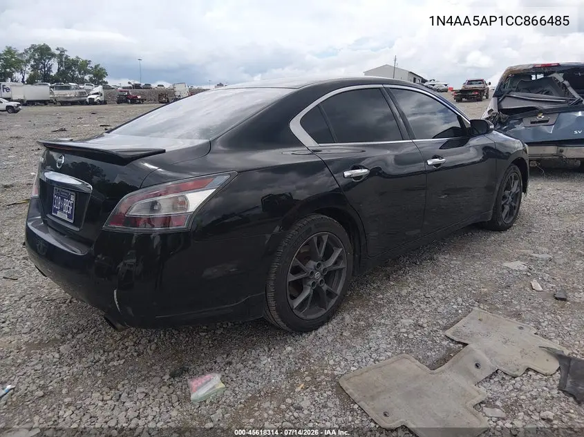 2012 Nissan Maxima 3.5 S VIN: 1N4AA5AP1CC866485 Lot: 45618314