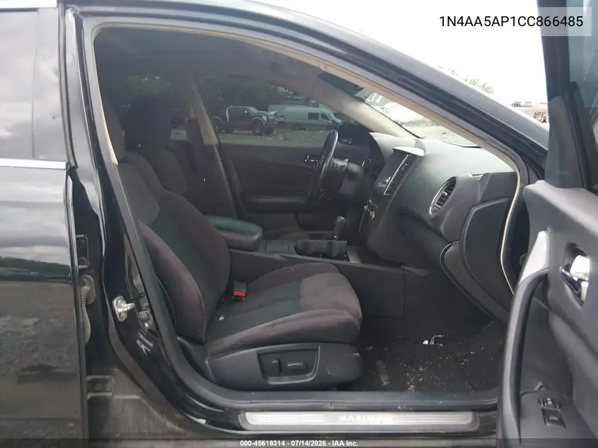2012 Nissan Maxima 3.5 S VIN: 1N4AA5AP1CC866485 Lot: 45618314