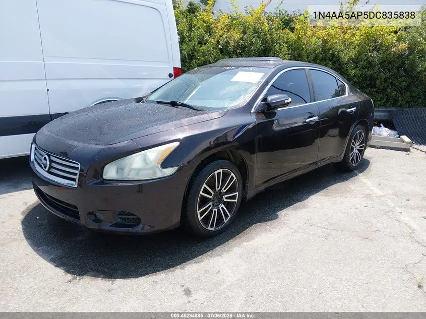 2013 Nissan Maxima 3.5 Sv VIN: 1N4AA5AP5DC835838 Lot: 45294885