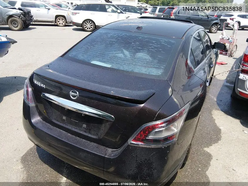 2013 Nissan Maxima 3.5 Sv VIN: 1N4AA5AP5DC835838 Lot: 45294885
