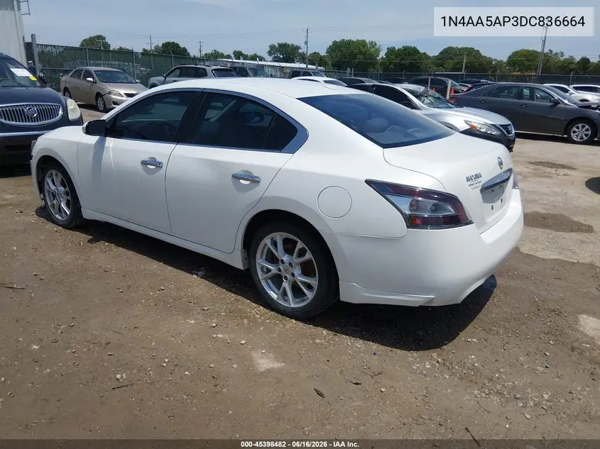 2013 Nissan Maxima 3.5 Sv VIN: 1N4AA5AP3DC836664 Lot: 45398482