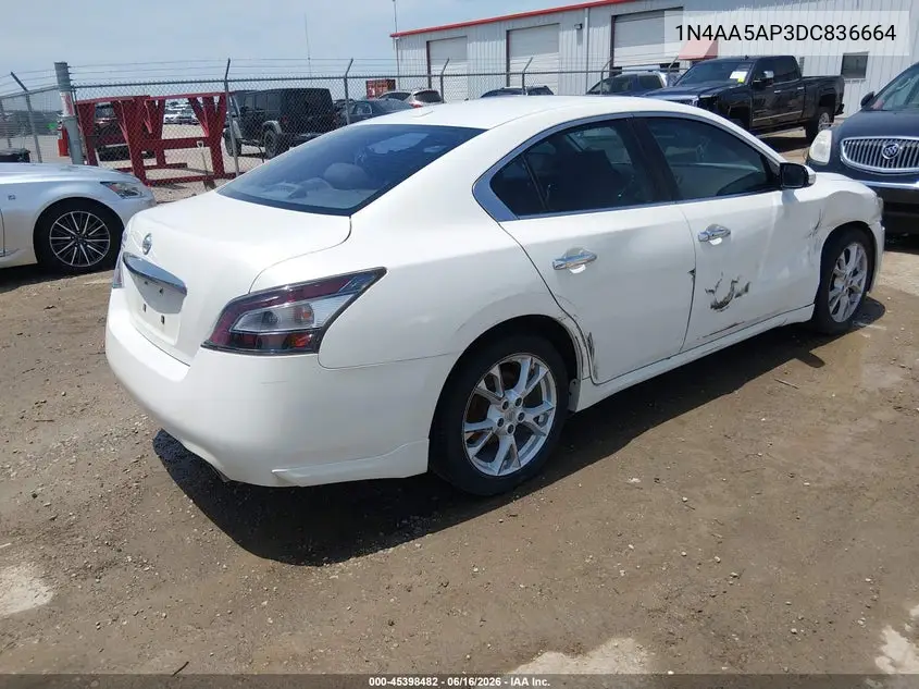 2013 Nissan Maxima 3.5 Sv VIN: 1N4AA5AP3DC836664 Lot: 45398482