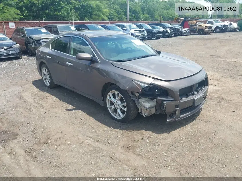2013 Nissan Maxima 3.5 S VIN: 1N4AA5AP0DC810362 Lot: 45464250