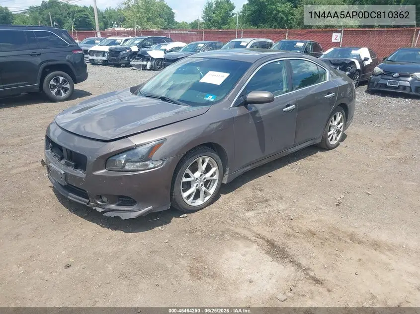 2013 Nissan Maxima 3.5 S VIN: 1N4AA5AP0DC810362 Lot: 45464250