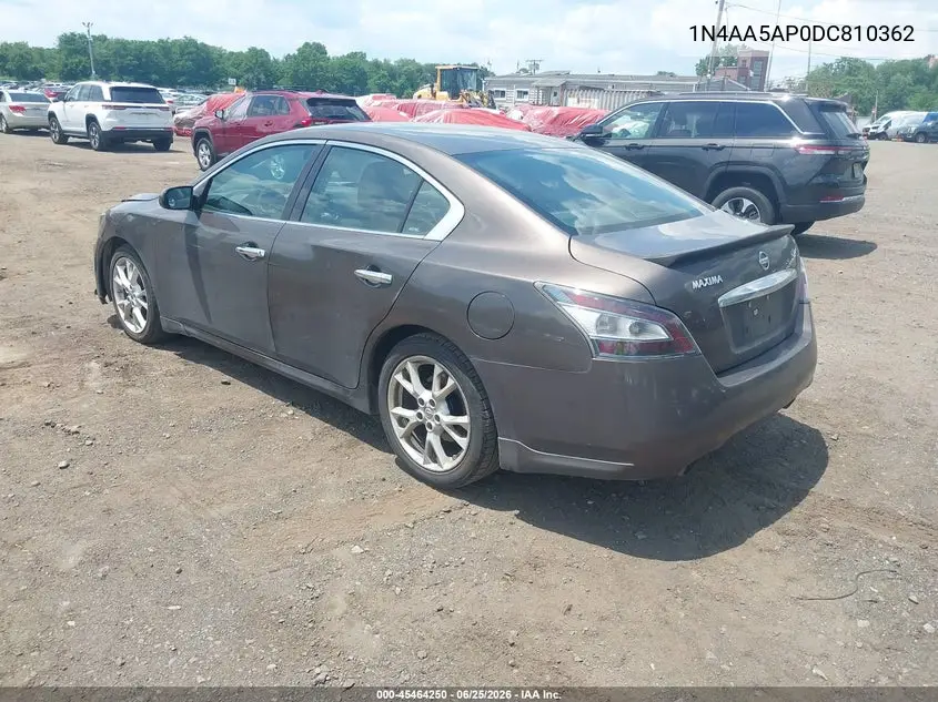 2013 Nissan Maxima 3.5 S VIN: 1N4AA5AP0DC810362 Lot: 45464250