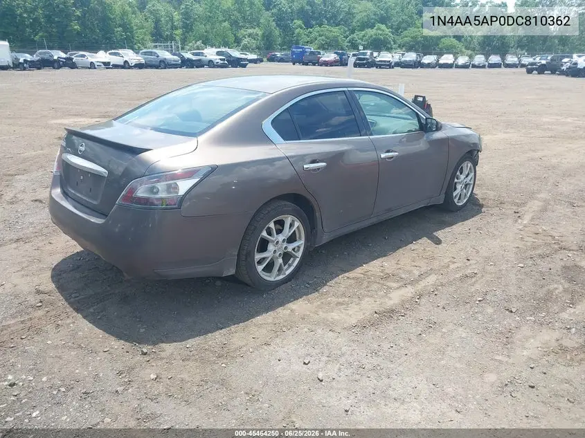 2013 Nissan Maxima 3.5 S VIN: 1N4AA5AP0DC810362 Lot: 45464250