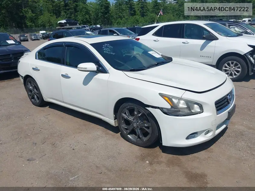 2013 Nissan Maxima 3.5 Sv VIN: 1N4AA5AP4DC847222 Lot: 45497809