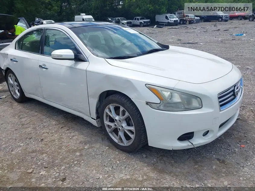 2013 Nissan Maxima 3.5 Sv VIN: 1N4AA5AP7DC806647 Lot: 45623690
