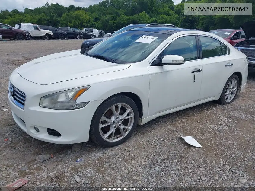 2013 Nissan Maxima 3.5 Sv VIN: 1N4AA5AP7DC806647 Lot: 45623690