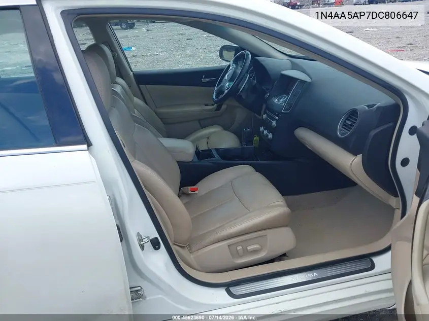 2013 Nissan Maxima 3.5 Sv VIN: 1N4AA5AP7DC806647 Lot: 45623690