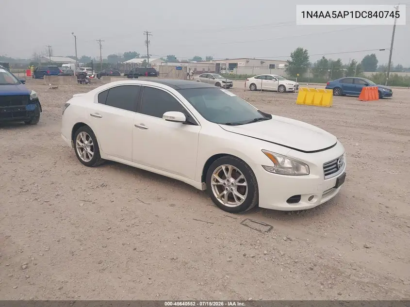 2013 Nissan Maxima 3.5 Sv VIN: 1N4AA5AP1DC840745 Lot: 45640552