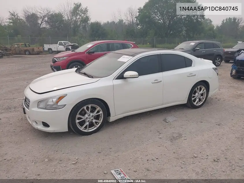 2013 Nissan Maxima 3.5 Sv VIN: 1N4AA5AP1DC840745 Lot: 45640552