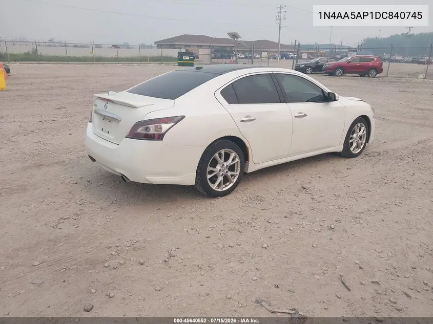 2013 Nissan Maxima 3.5 Sv VIN: 1N4AA5AP1DC840745 Lot: 45640552
