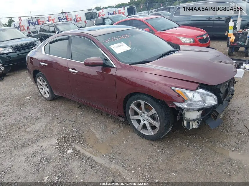2013 Nissan Maxima 3.5 S VIN: 1N4AA5AP8DC804566 Lot: 45652685