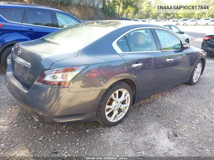 2013 Nissan Maxima 3.5 Sv VIN: 1N4AA5AP9DC817844 Lot: 45679749