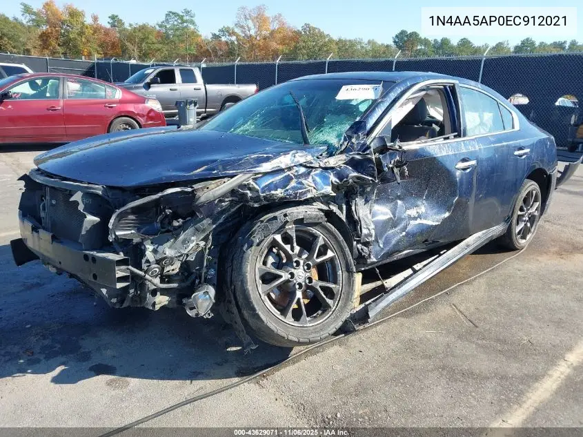 1N4AA5AP0EC912021 2014 Nissan Maxima 3.5 S
