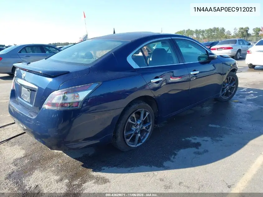 1N4AA5AP0EC912021 2014 Nissan Maxima 3.5 S