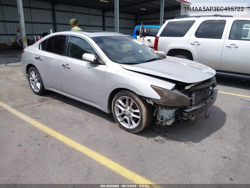 2014 Nissan Maxima 3.5 S/3.5 Sv VIN: 1N4AA5AP3EC495722 Lot: 45294968