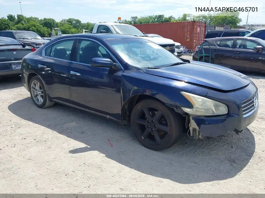 2014 Nissan Maxima VIN: 1N4AA5APXEC465701 Lot: 45322964