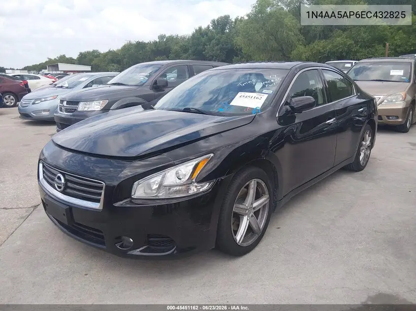 2014 Nissan Maxima 3.5 S VIN: 1N4AA5AP6EC432825 Lot: 45451162